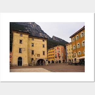 Square in Riva del Garda, Italy Posters and Art